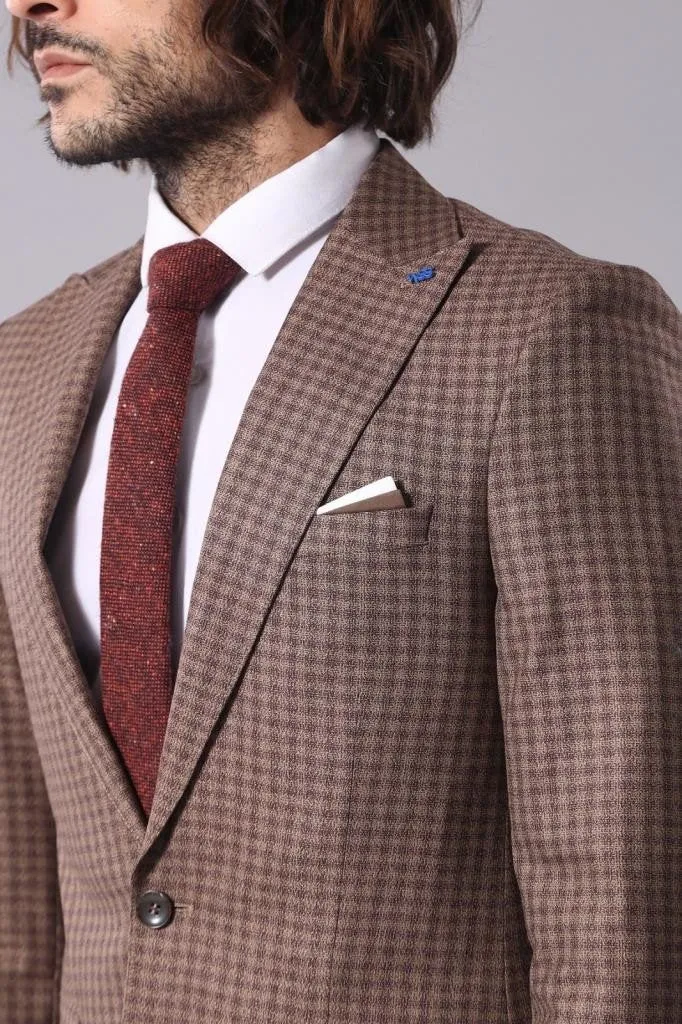 15470 Brown Blazer Jacket