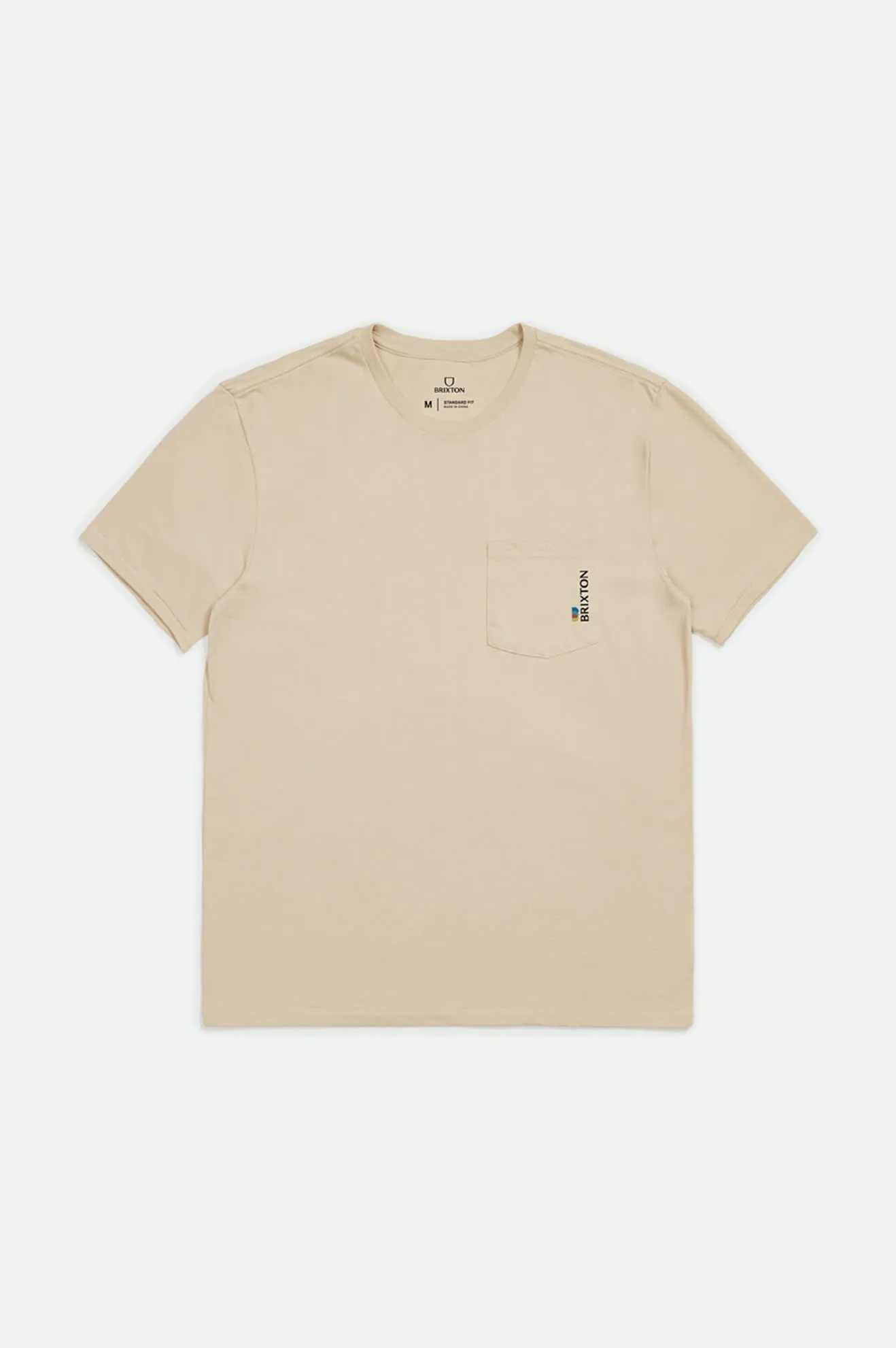 Alton Side S/S Standard Pocket Tee - Cream