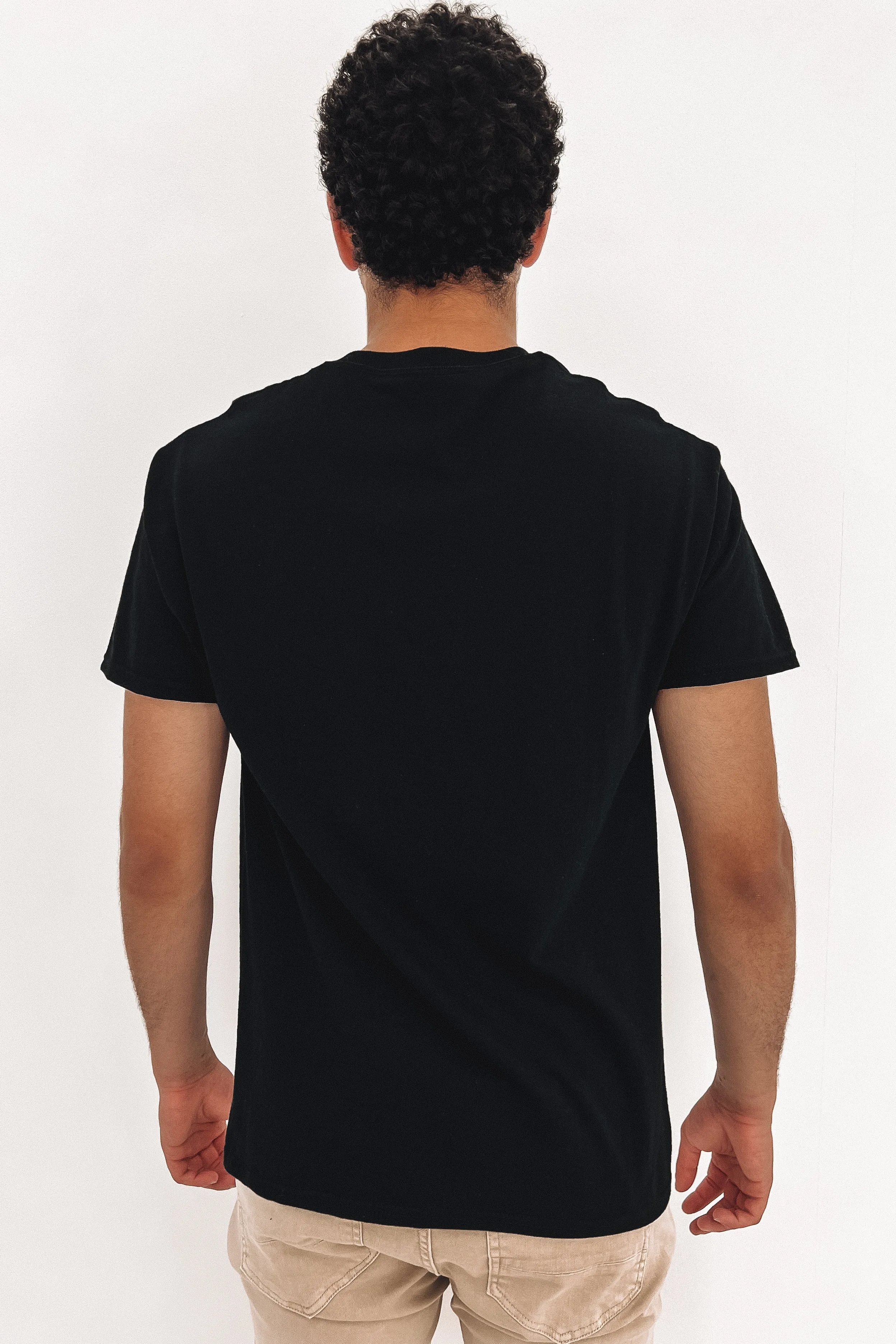 Alton Solid Short Sleeve Standard Tee Black