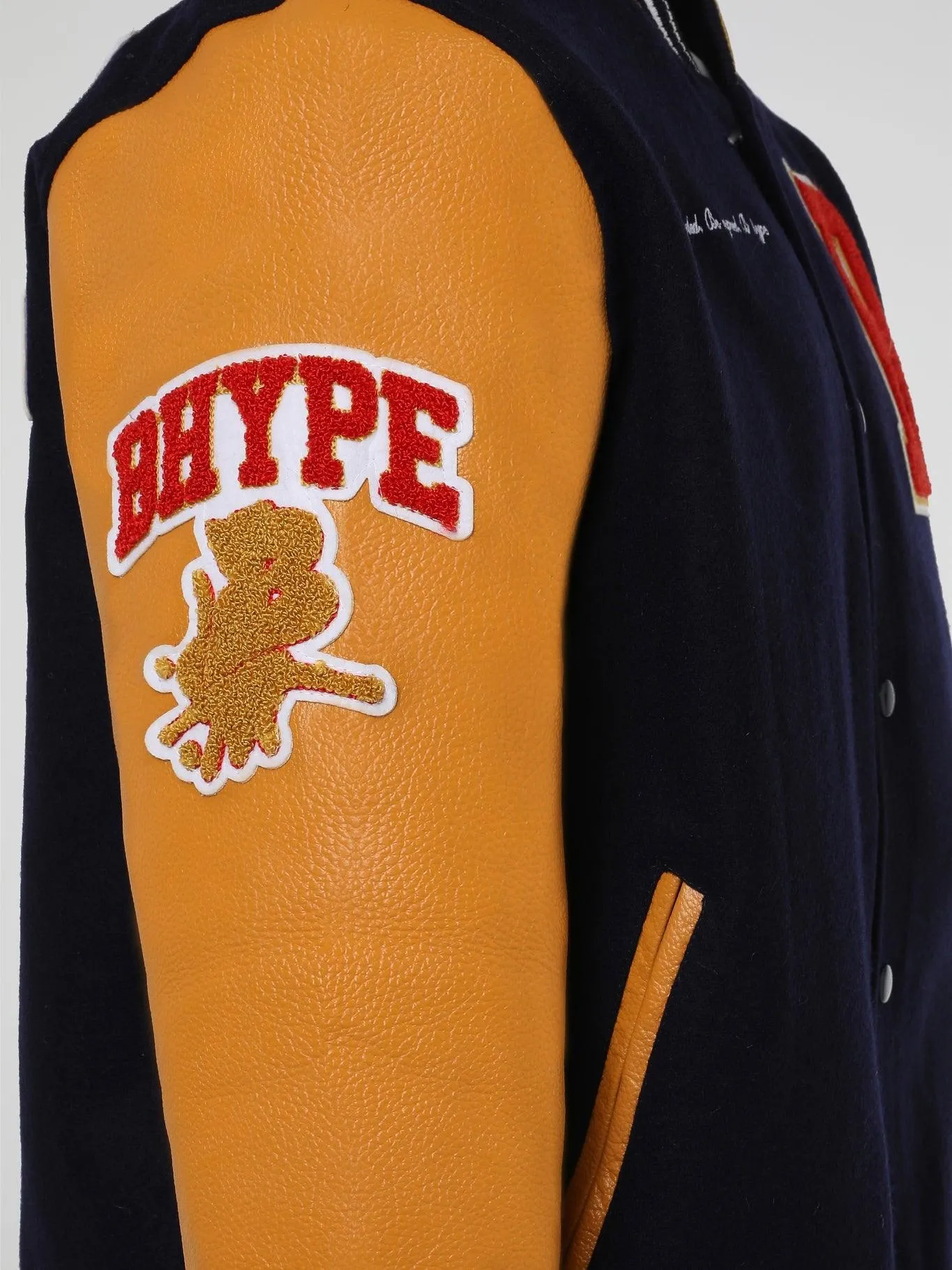 Bhype Society - Bhype Varsity Collection Jacket Blue/yellow