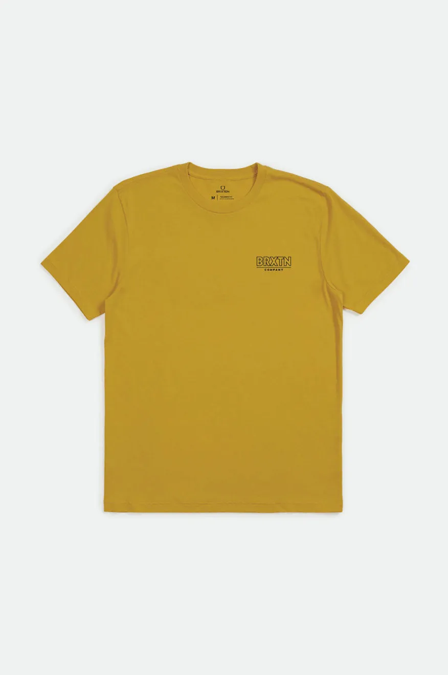 Bite S/S Tailored Tee - Lemon Curry