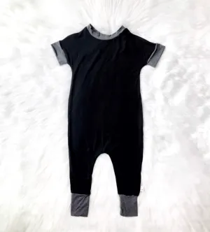 Black Tee Romper