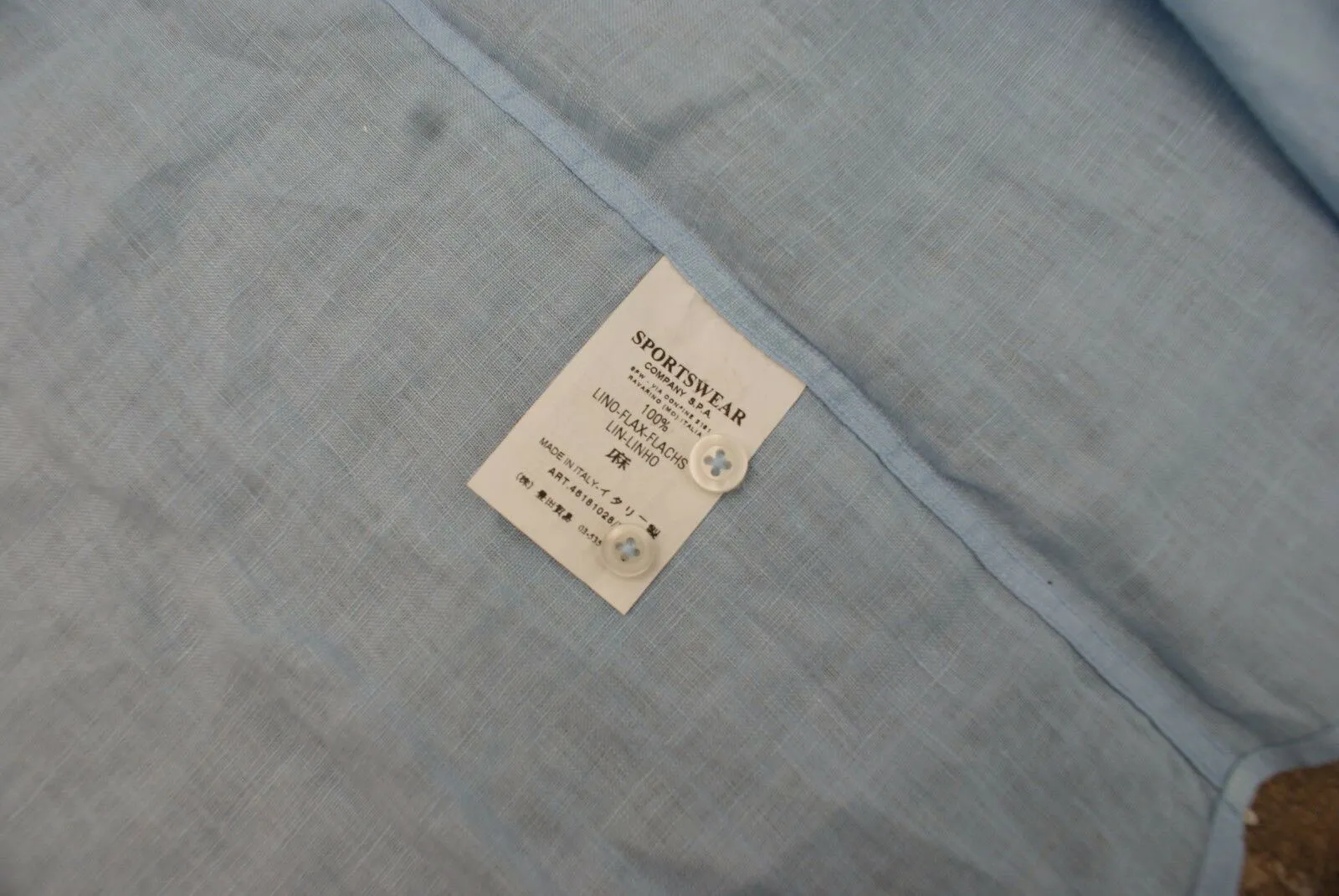 Blue Linen S/S Shirt