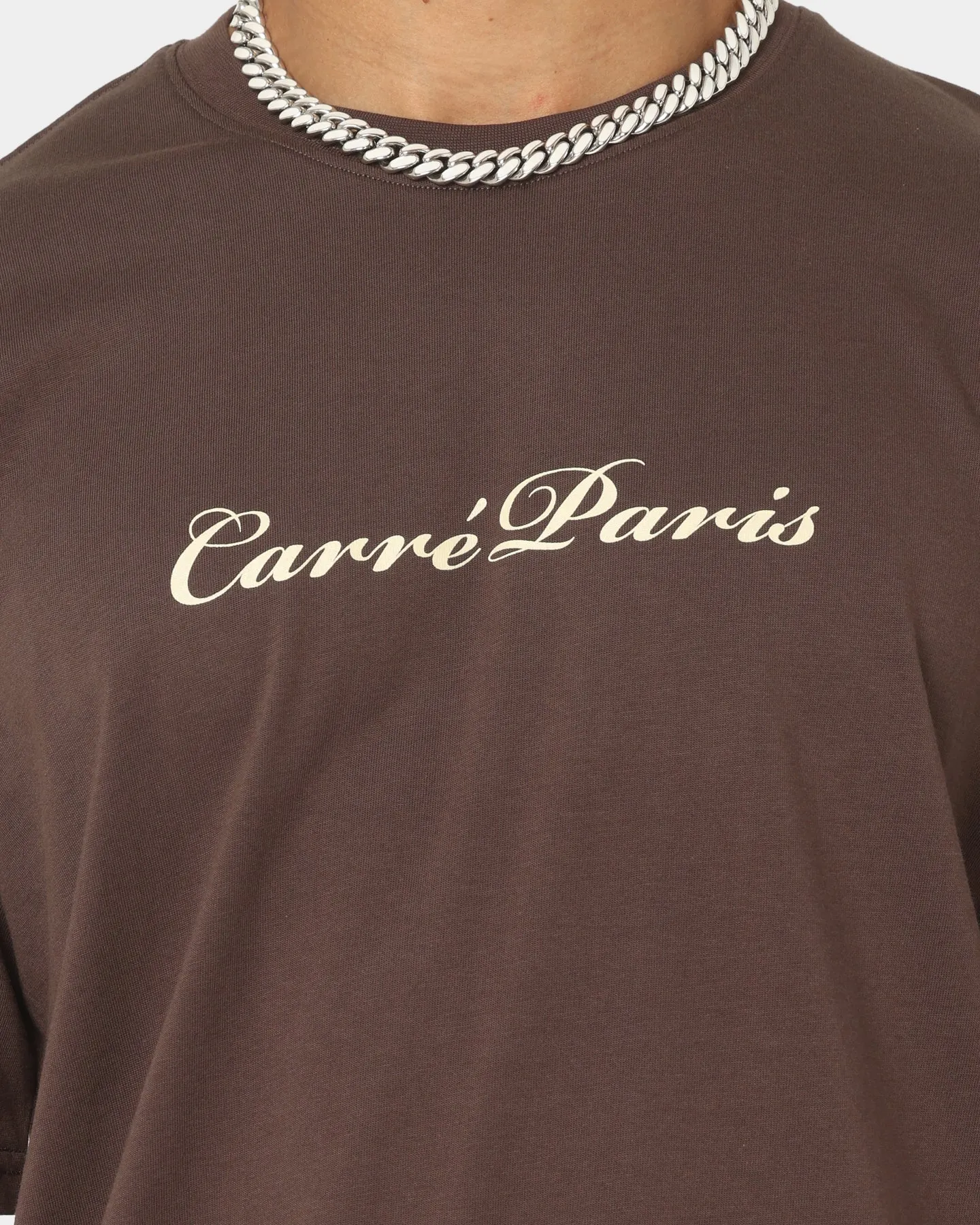 Carre Carre-Illusive CLS Short Sleeve T-Shirt Dark Brown