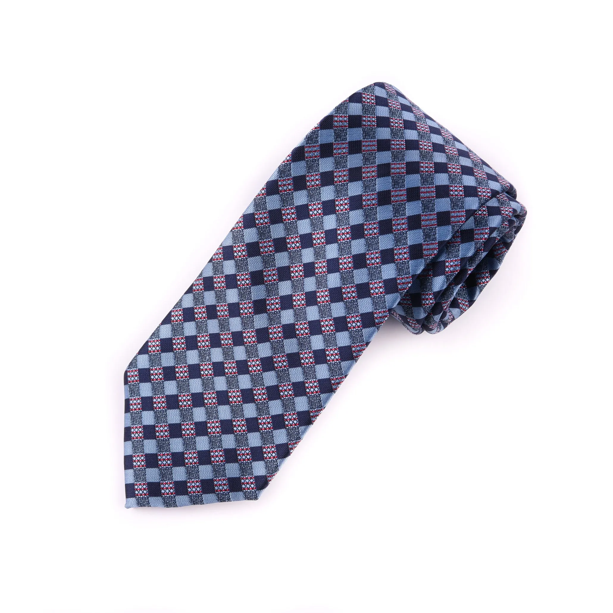 Classic Basket Woven 3" Necktie Business Formal Elegance For Smart Men's Ego