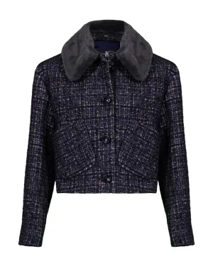 Cropped Tweed Jacket