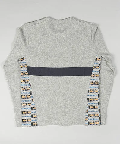 Folk Printed Panel Sweater