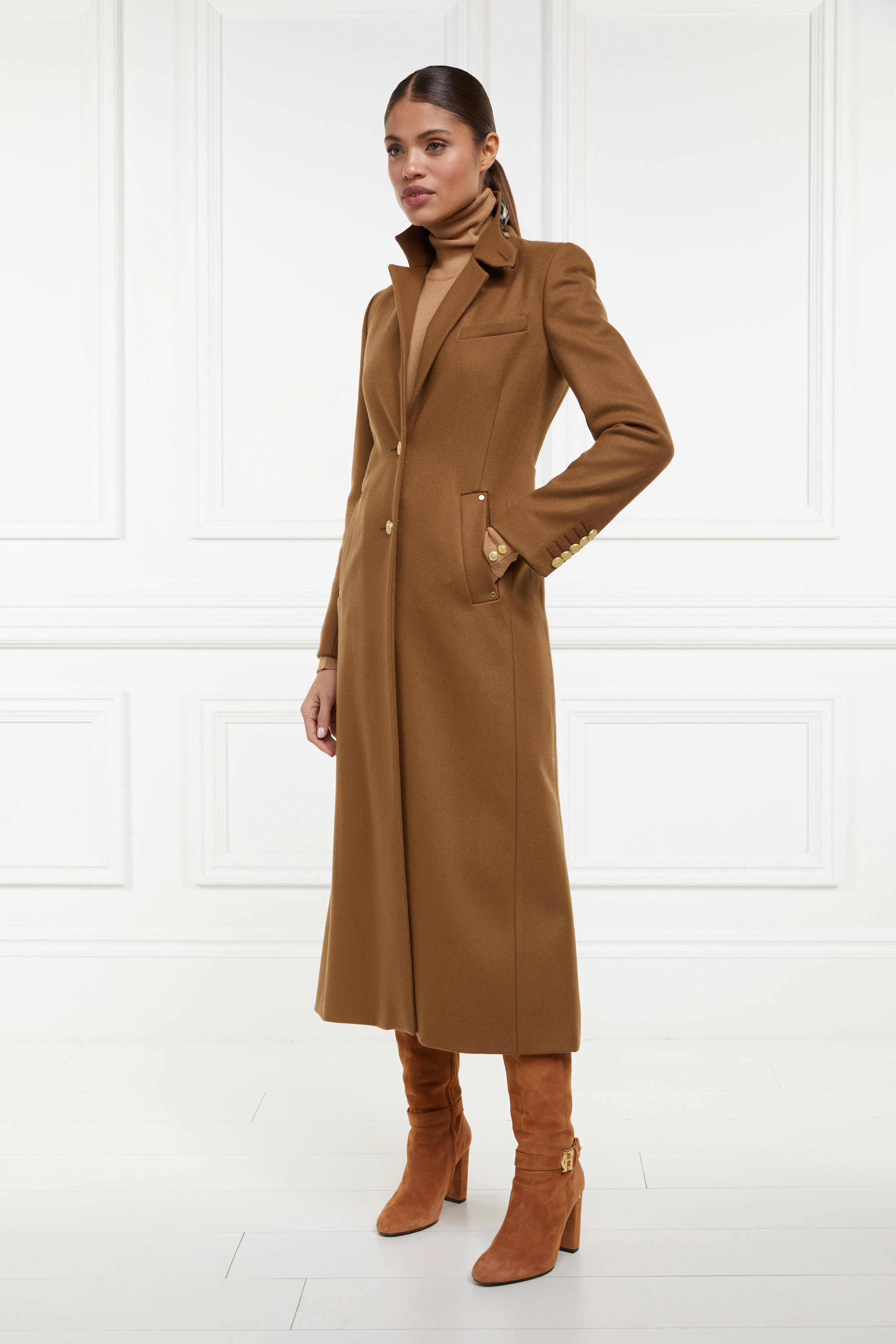 Full Length Regency Coat (Dark Camel)