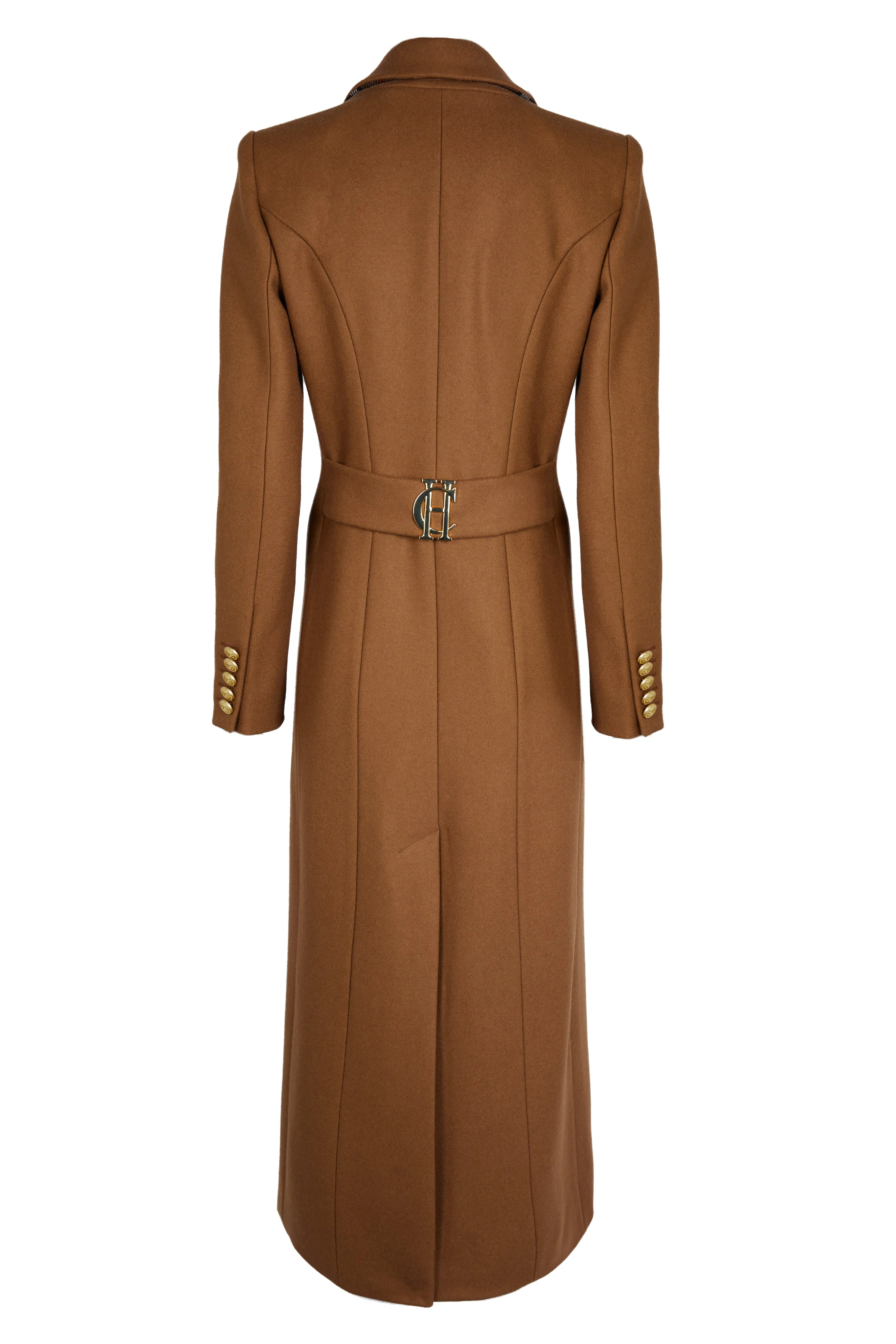 Full Length Regency Coat (Dark Camel)