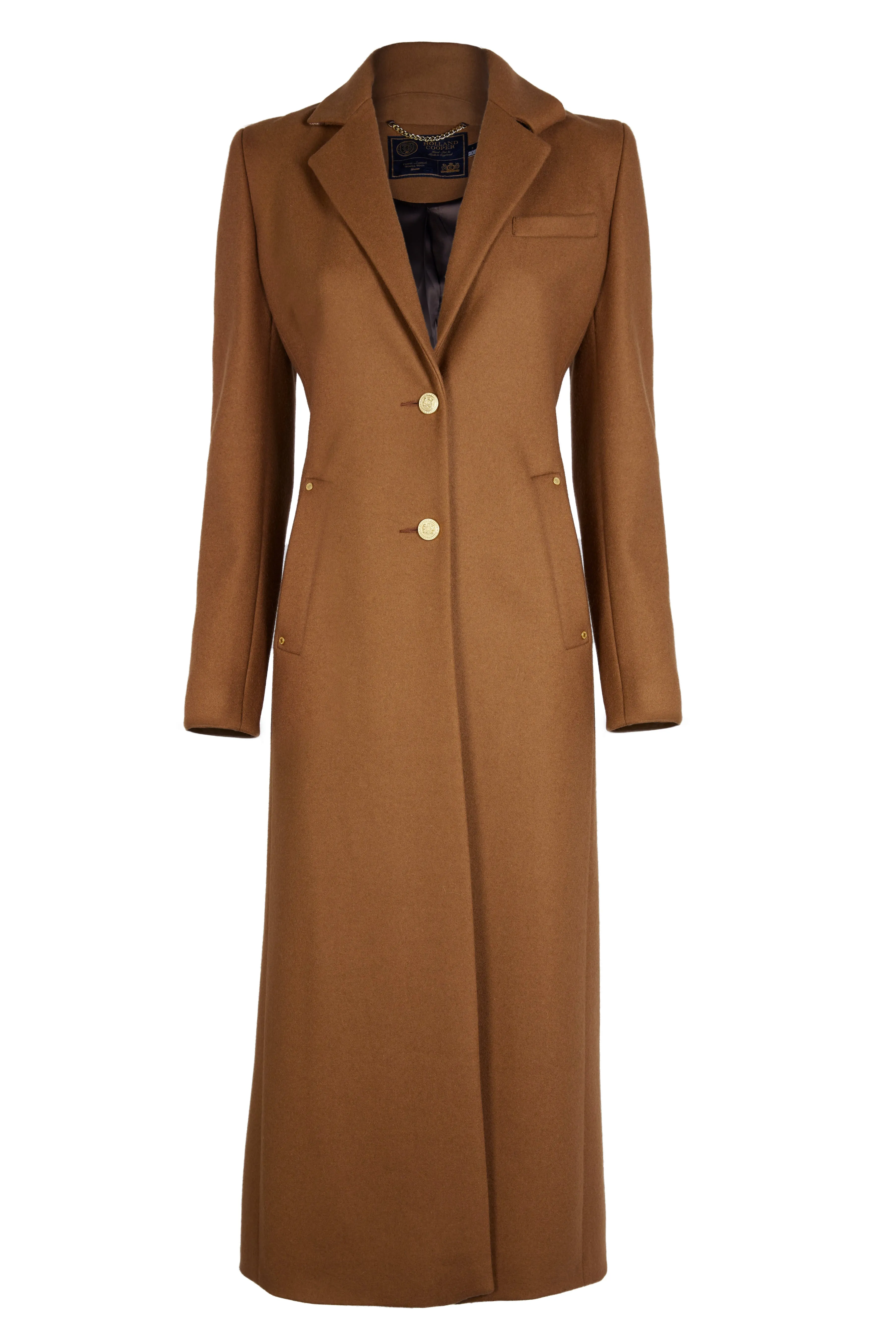 Full Length Regency Coat (Dark Camel)