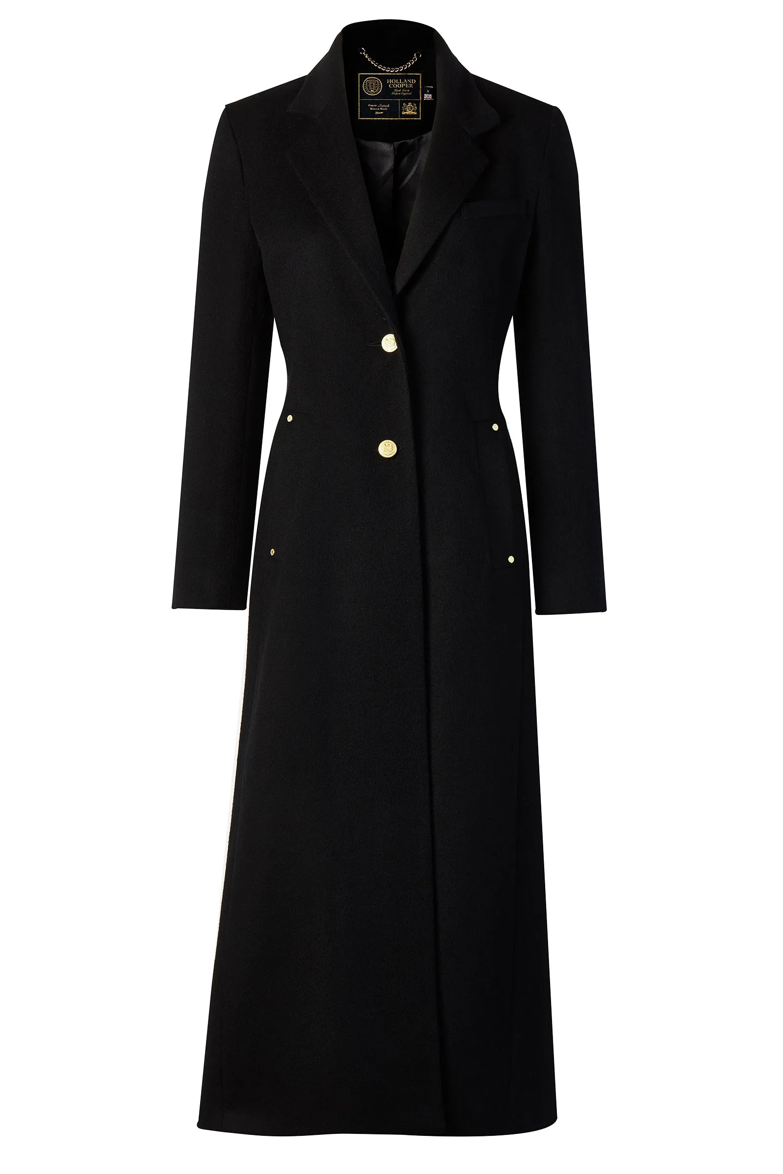 Full Length Regency Coat (Soft Black)