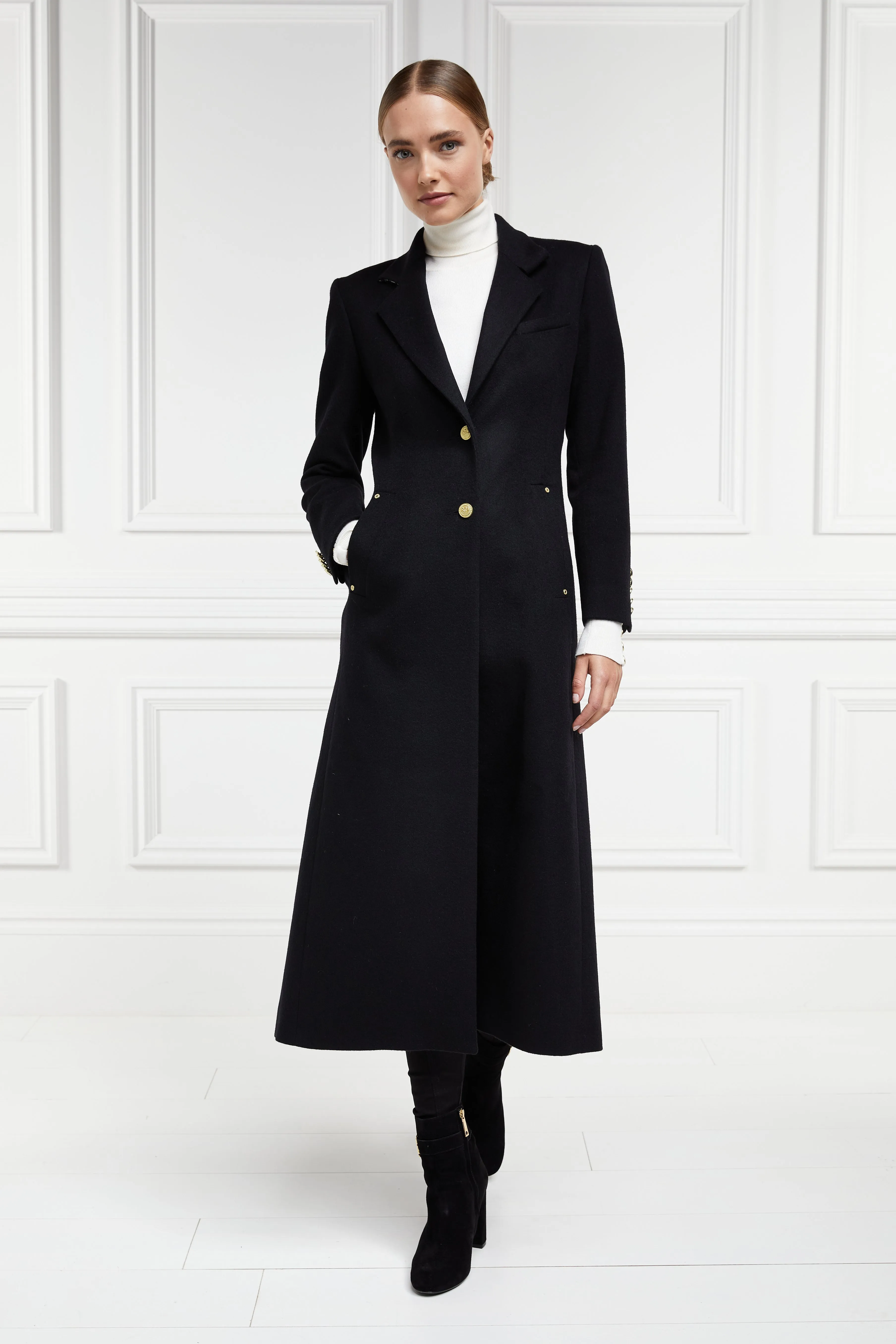 Full Length Regency Coat (Soft Black)