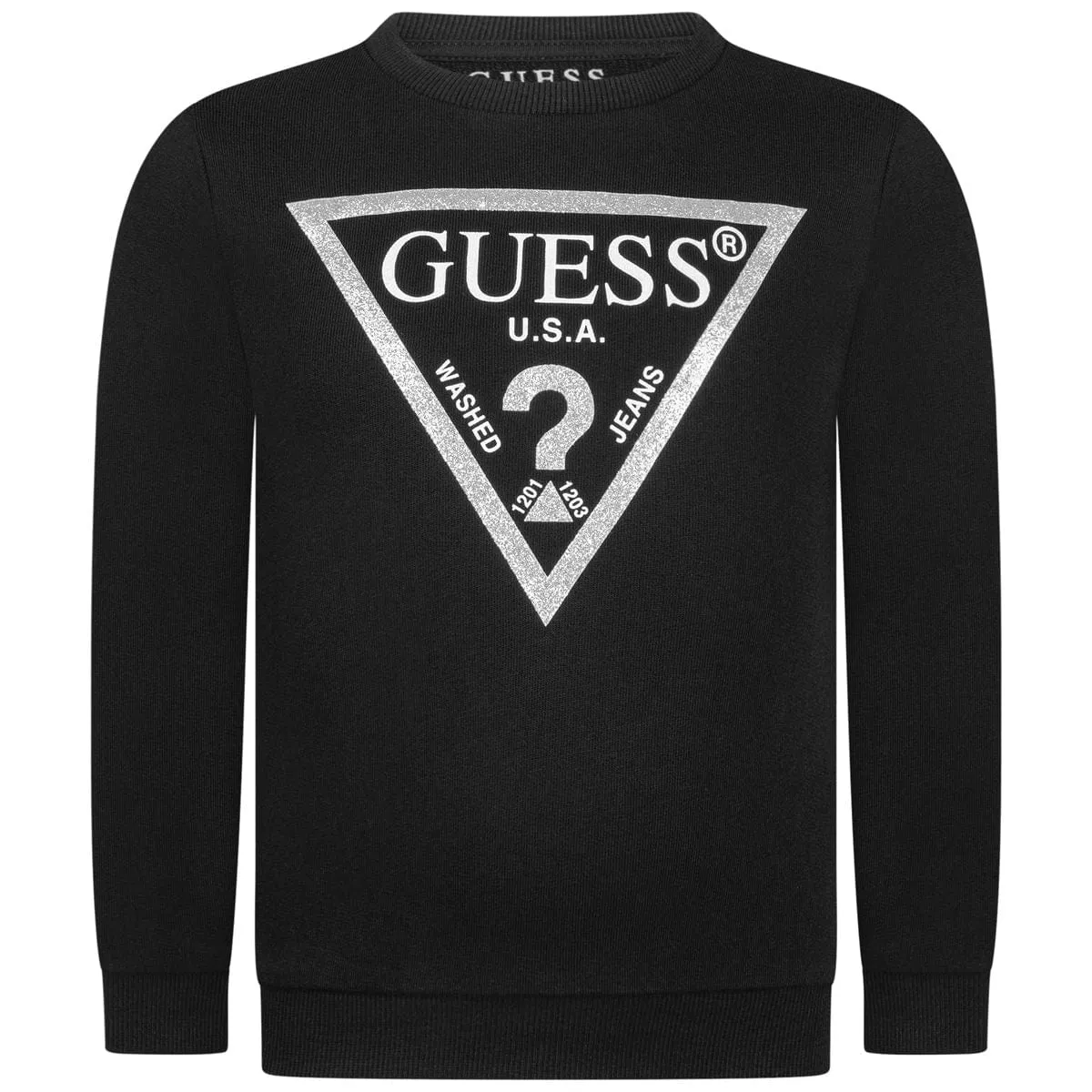 Guess Girls Cotton Logo Sweater