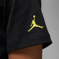 JORDAN T-SHIRT "BLACK/TOUR YELLOW"