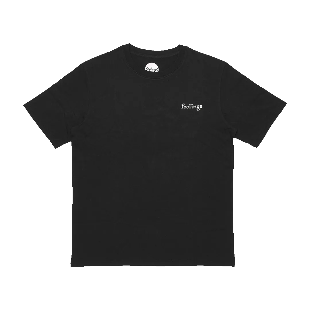 Layered Tee Shirt Black