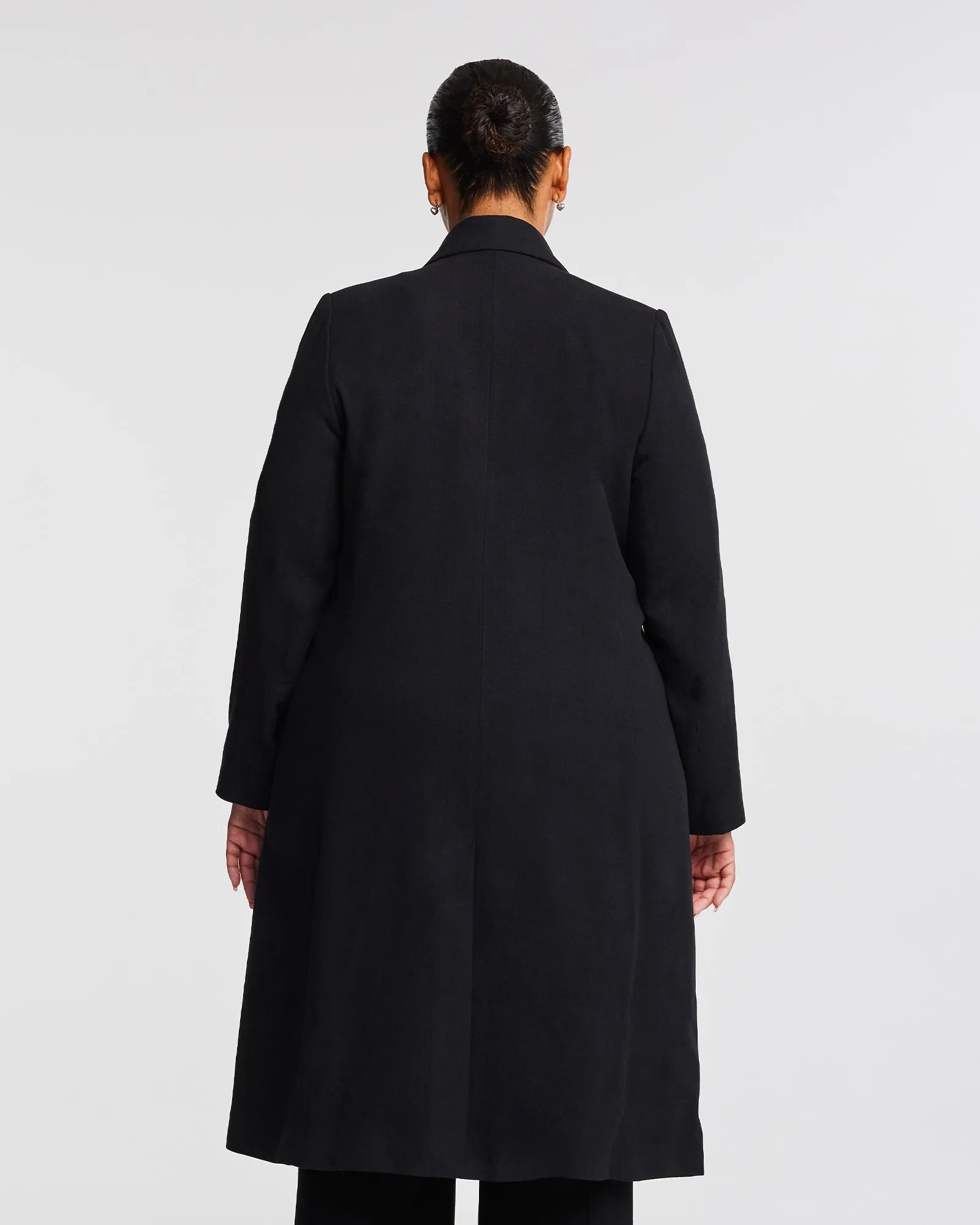 Long Line Coat | BLACK