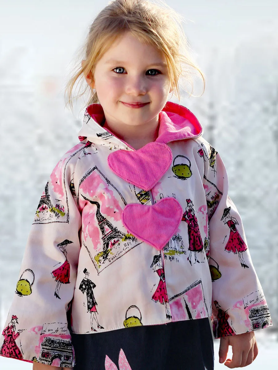 LOVE HOODIE - Girls Jacket Sewing Pattern