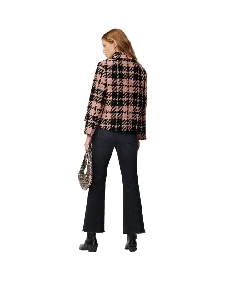 Luisa Cerano Short Glencheck Jacket