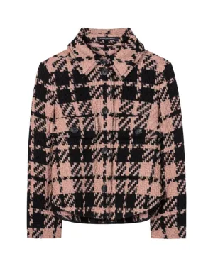 Luisa Cerano Short Glencheck Jacket