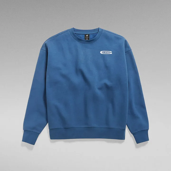 Old Skool Back Gr Sweatshirt (Blue) - D23994D425868