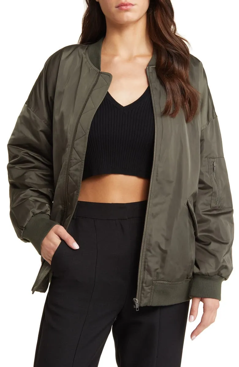 Oversize Bomber Jacket