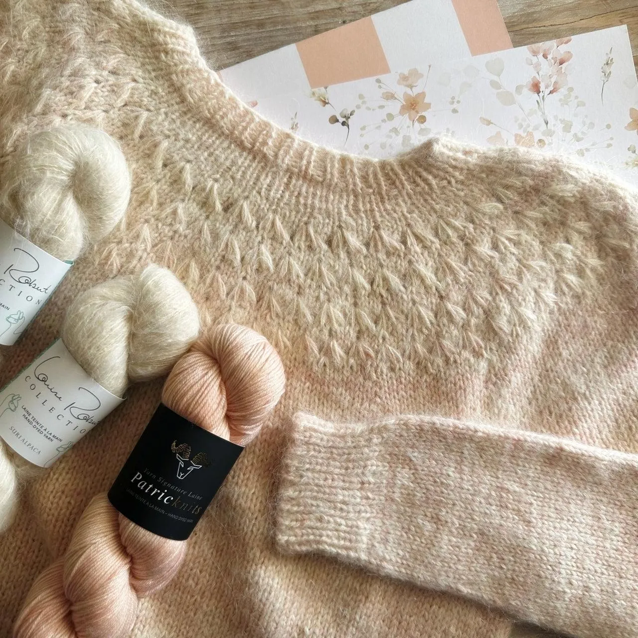 Peachesse Pullover | Knitting kit