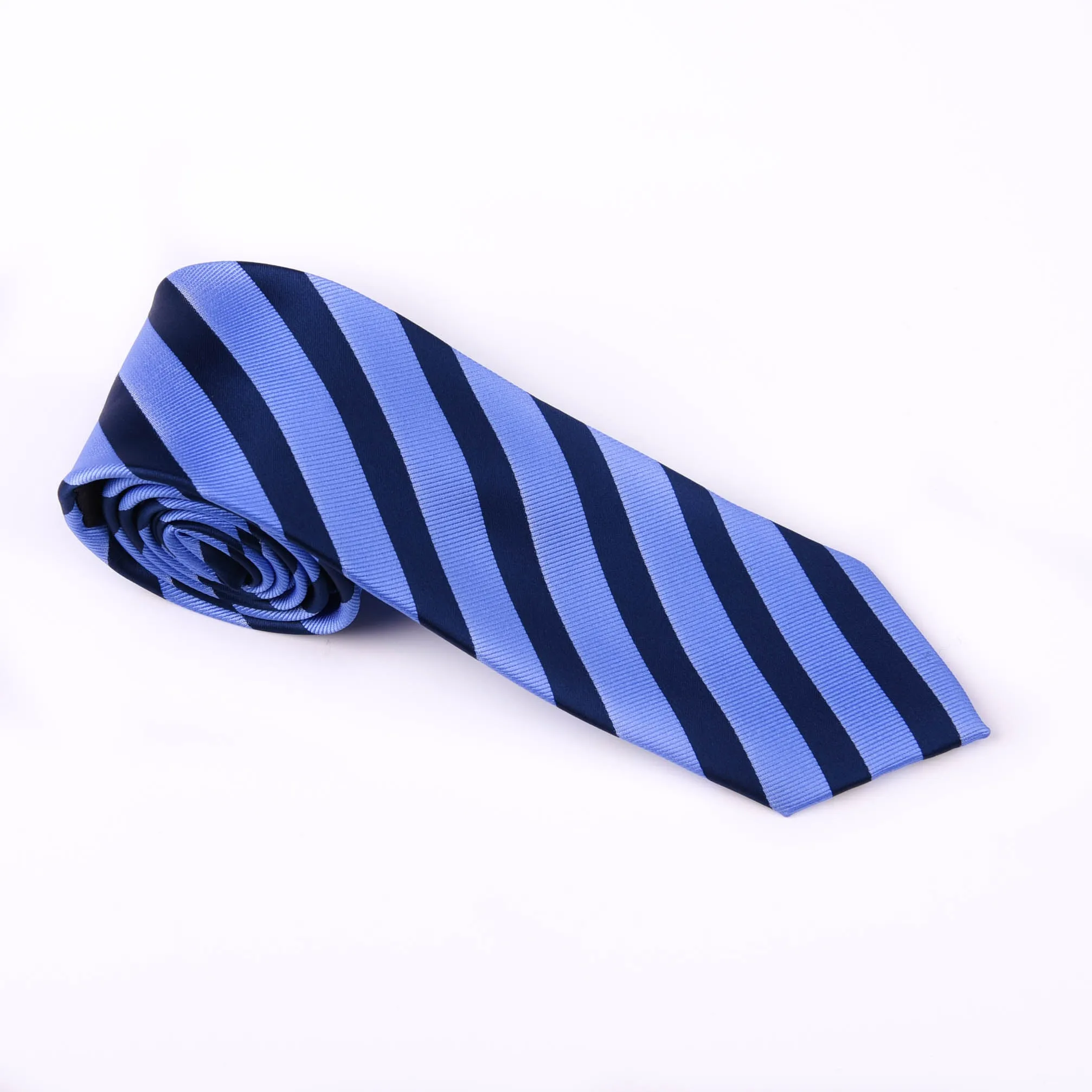 Popular Navy Boss Formal Business Striped 3 Inch Tie Mens Professional Fashion