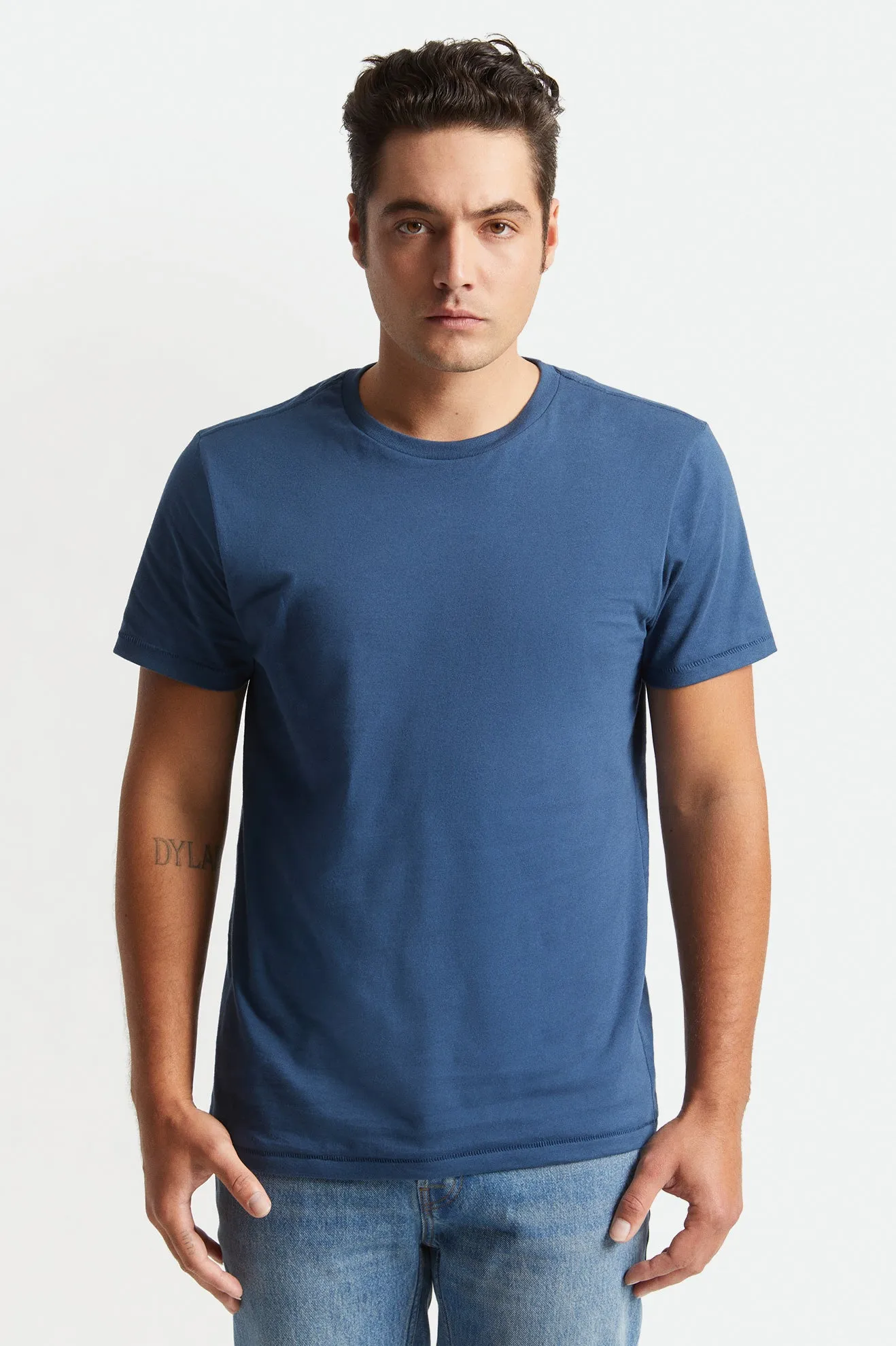 Premium Cotton S/S Tailored Tee - Joe Blue