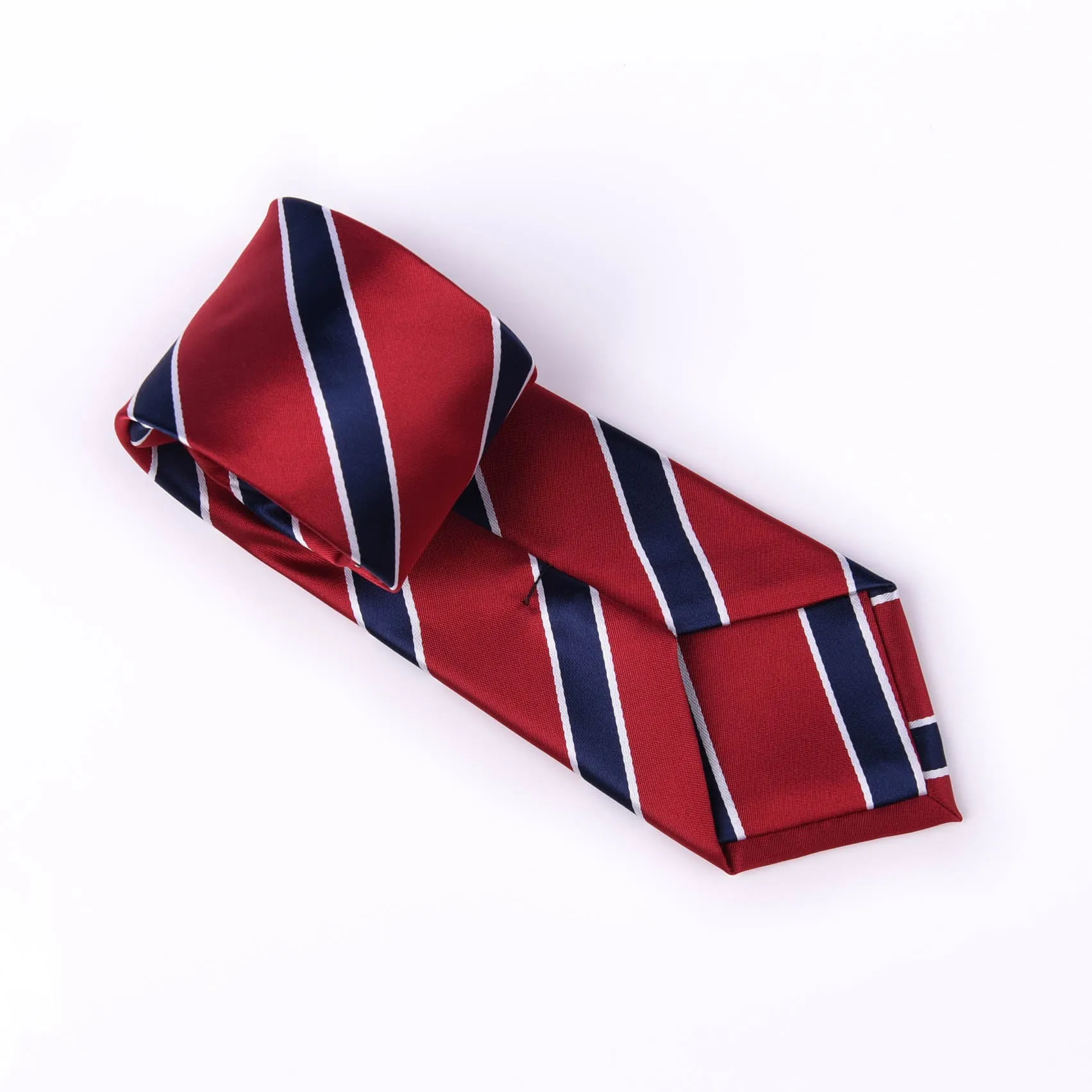 Red & Blue Sexy Formal Business Striped 3 Inch Tie Mens Professional Fashion