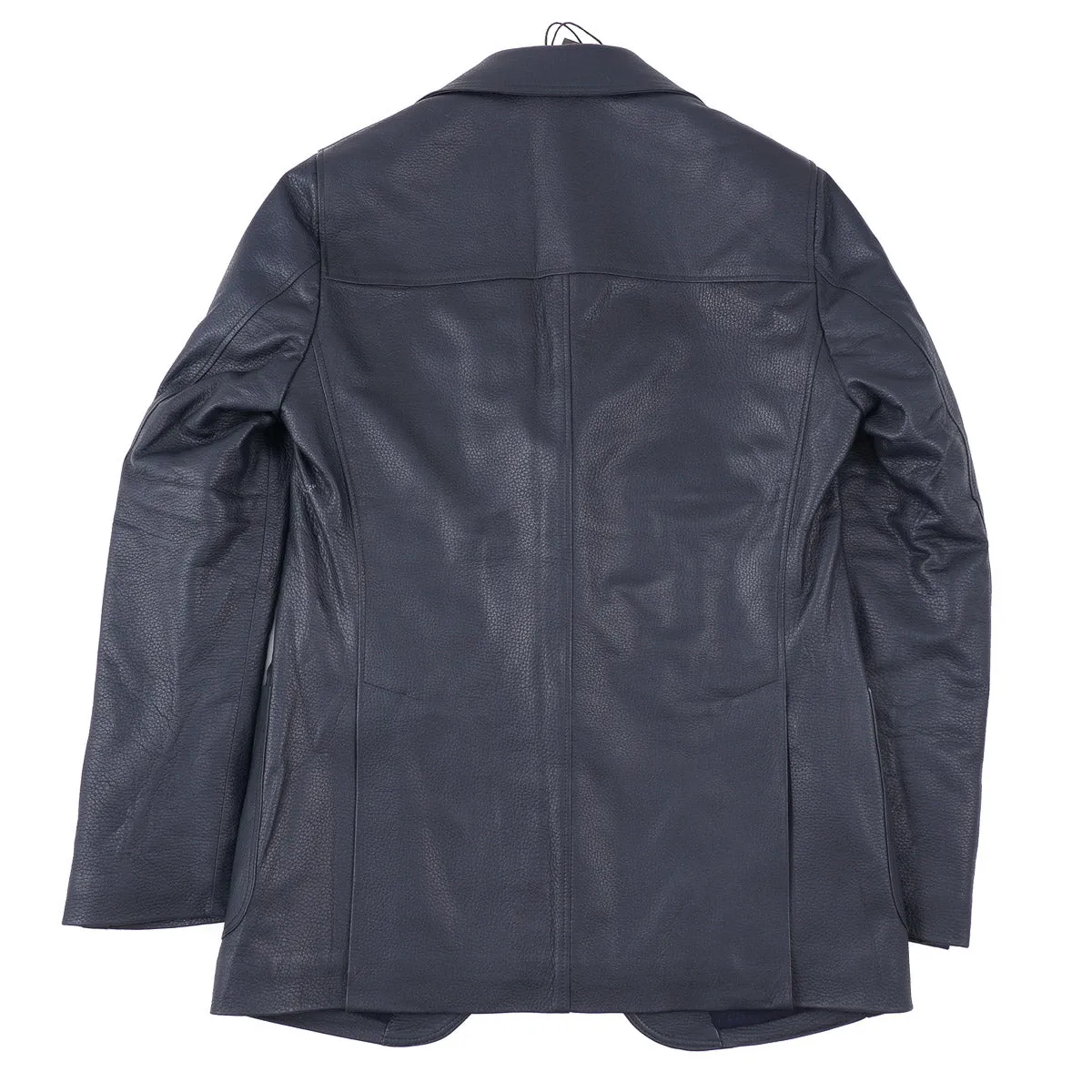 Rifugio Wool-Lined Deerskin Leather Blazer