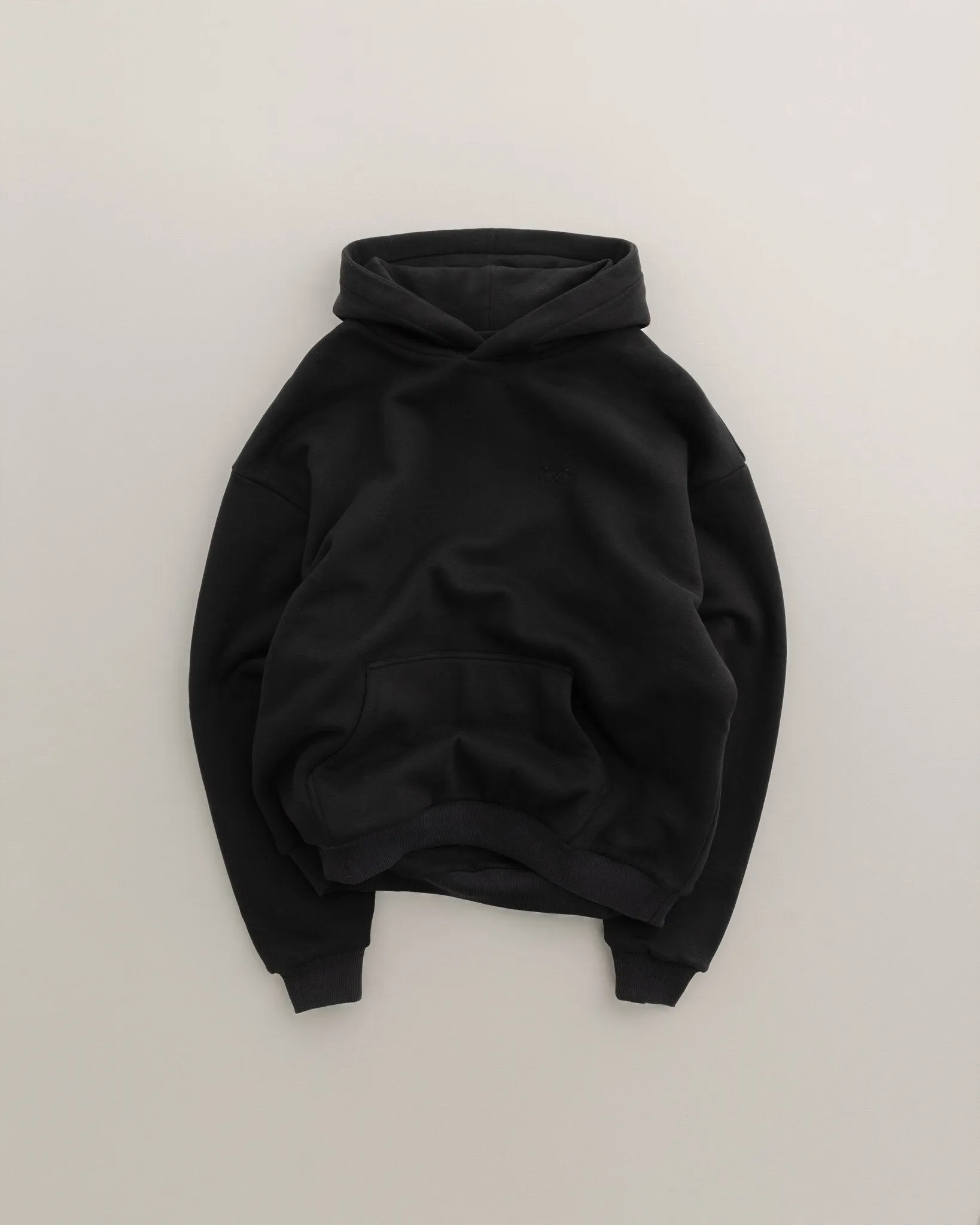 Root Blk Double Layer Hoodie