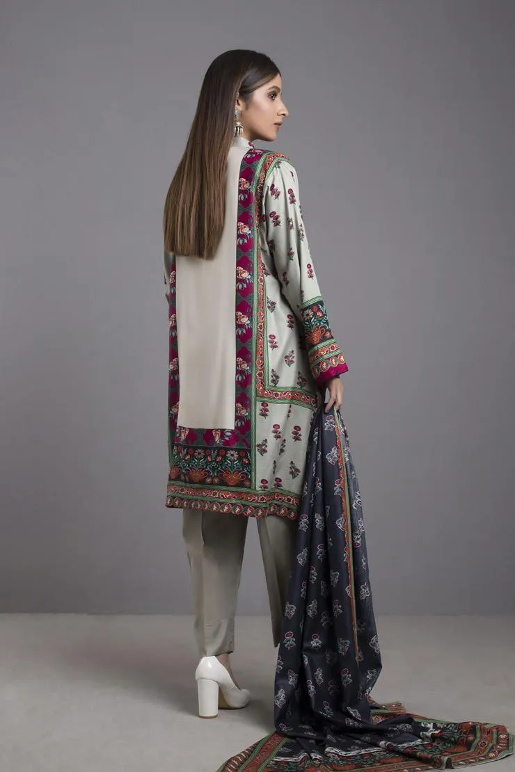 Sahil Printed Linen Collection 2019 – Design 01