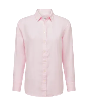 Salthouse Linen Shirt - Pale Pink