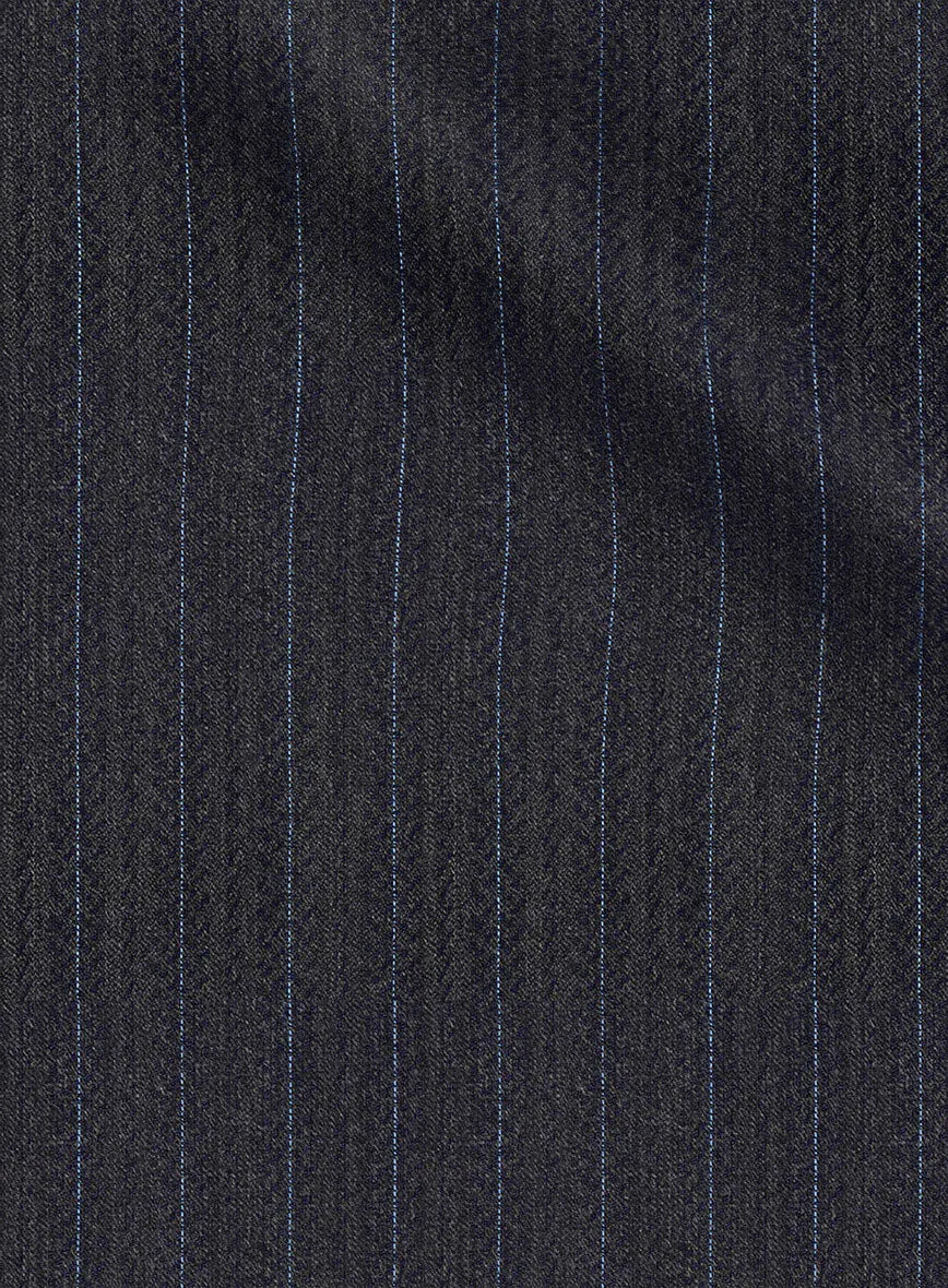 Scabal Londoner Cutina Stripe Blue Wool Jacket