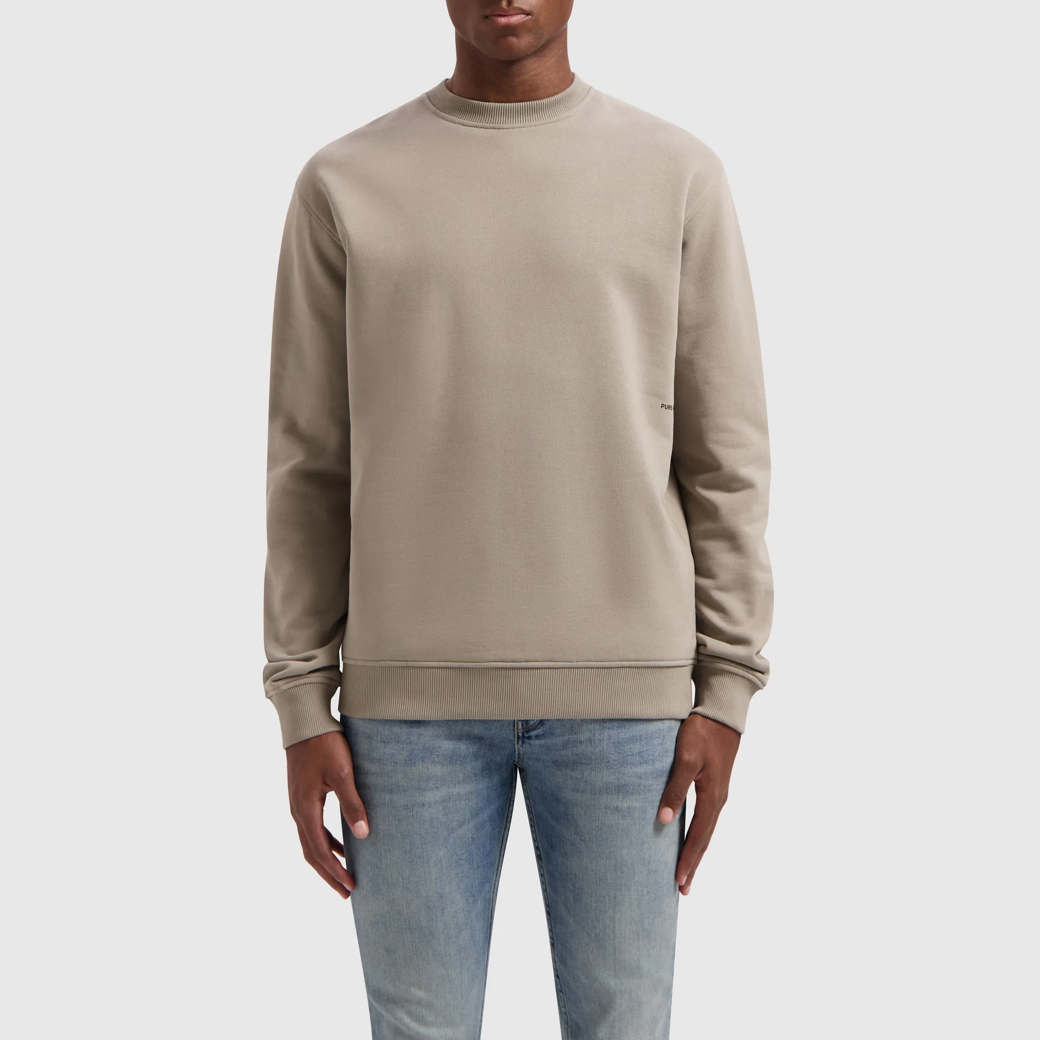 Sideline Wordmark Sweater | Taupe