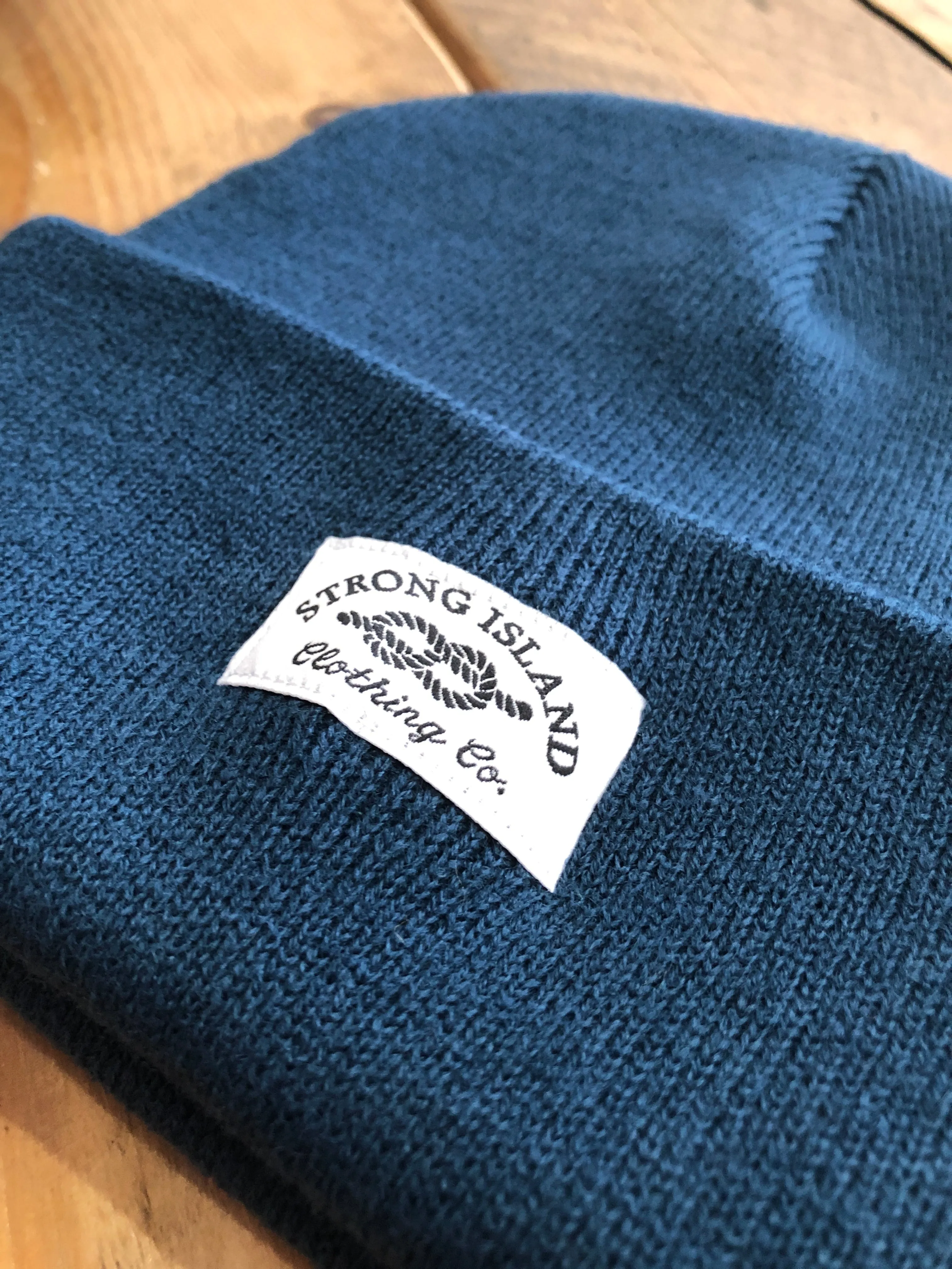 Staple Beanie // Petrol Blue