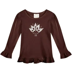 Turkey Long Sleeve Ruffle Tee