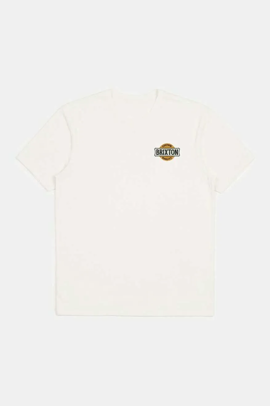 Wendall S/S Tailored T-Shirt - White