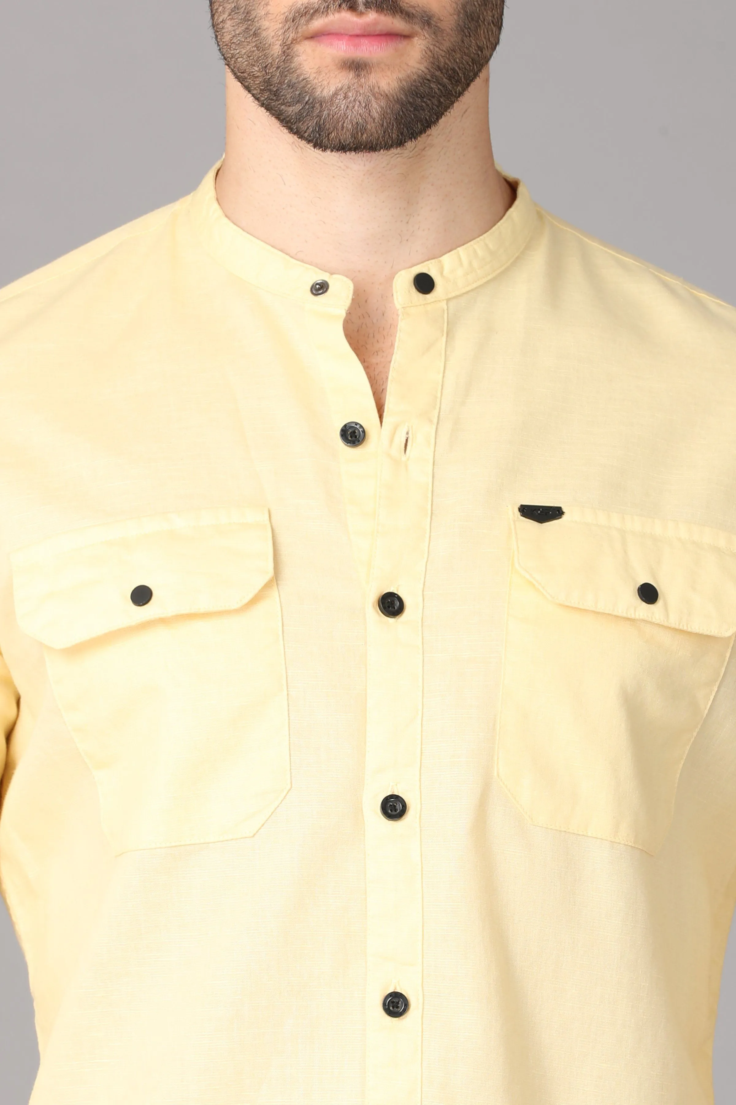 Yellow Linen Shirt